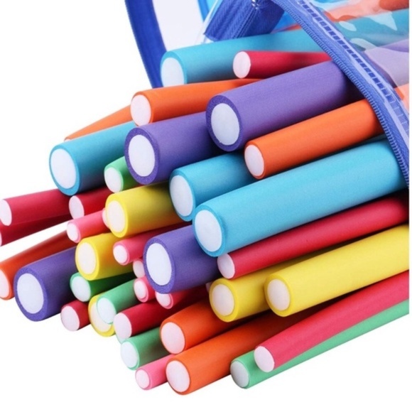 MULTICOLORED 42 PACK FLEXIBLE Flexi curling rods main image 4
